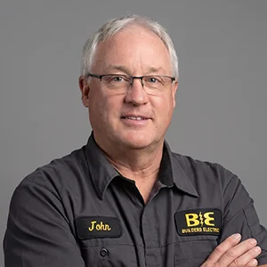 Builder’s Electric — electrical work by Builder’s Electric at an electrical project, Eugene, Oregon