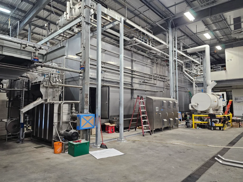 Builder’s Electric — equipment power connection at Stahlbush Island Farms, near Corvallis, Oregon